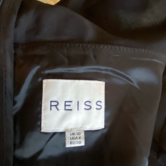 NWOT Reiss Dusty Rose and Black Dress - Picture 7 of 12
